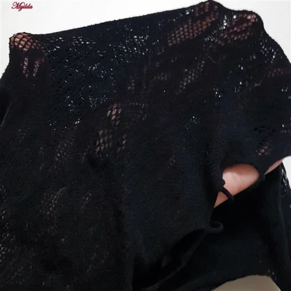 سرهمی فانتزی زنانه کد 4855-7022 رنگ مشکی