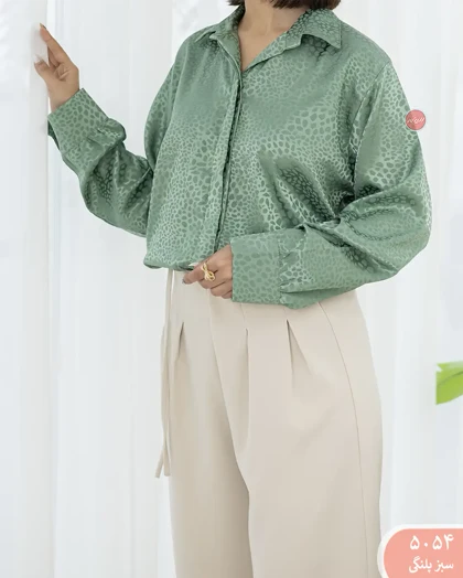 شومیز ساتن هوگون 5054