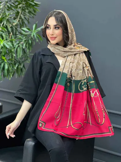 شال طرح گوچی