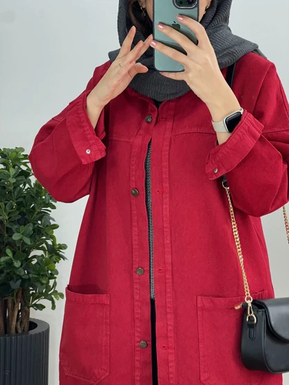 کت جین بلند رنگی کیمیا 1(ایراد دار)