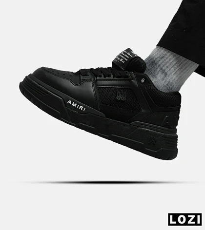 کفش کتانی مشکی AMIRI MA2 Leather
