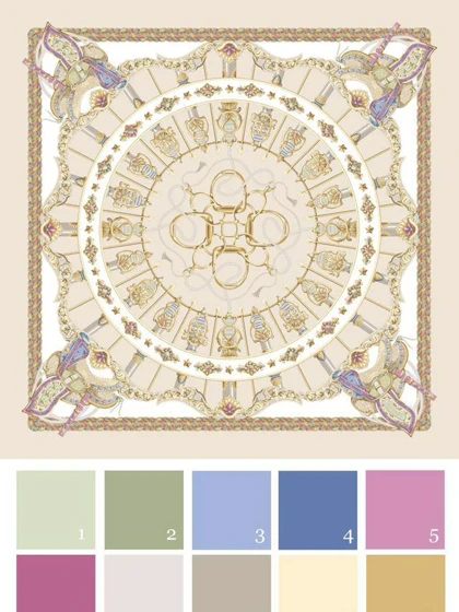 روسری ابریشم هریکا