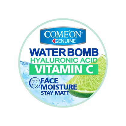 کرم آبرسان صورت کامان سری واتر بمب مدل Vitamin C مناسب انواع پوست حجم 200 میلی‌لیتر