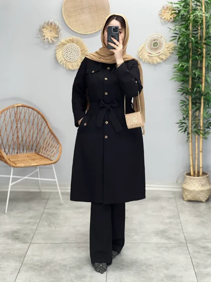 3169-مانتو مزونی ساغر ( ایراددار )