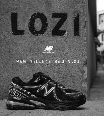 کفش کتانی مردانه و زنانه مشکی New Balance 860 V.02 مدل 7510