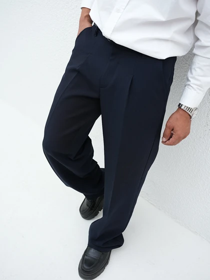 شلوار بگ پارچه ای ترک