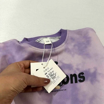 بلوز بچه گانه طرح میکی ابرو بادی یاسی اورجینال