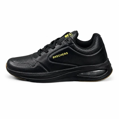 کفش کتانی رانینگ مردانه اسکیچرز زیره کپسولی مشکی SKECHERS