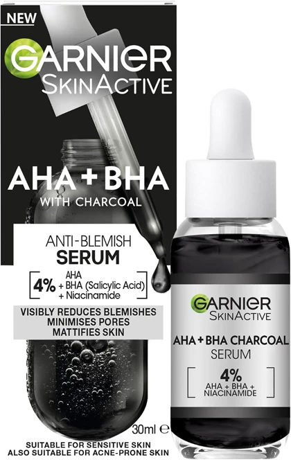 سرم لایه‌بردار ذغال ضدلک و جوش گارنیر Pure Active