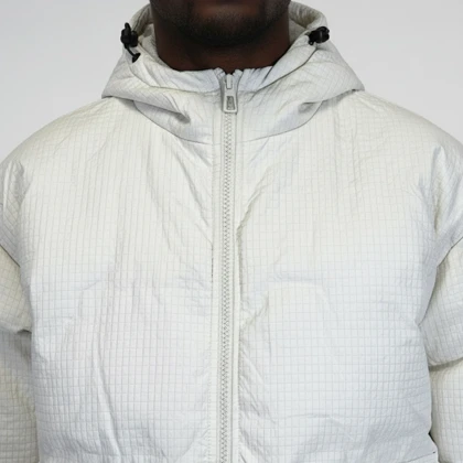 کاپشن کلاهدار طرح مربعی (789)