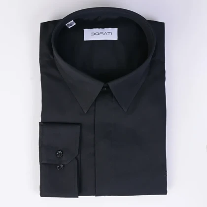 پیراهن رسمی مردانه فلورا مشکی
