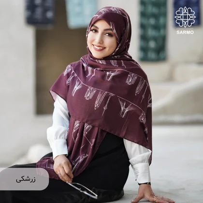 روسری نخ پنبه آریا
