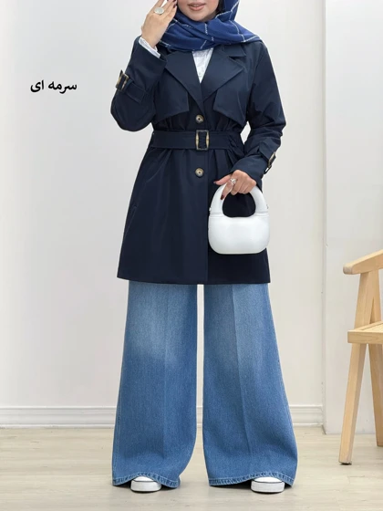 7327-بارانی آستر دار شیکان