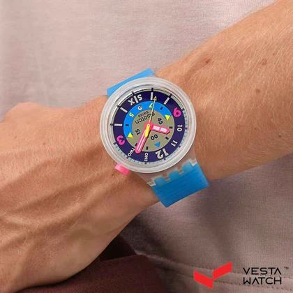 ساعت مچی مردانه و زنانه سواچ SWATCH مدل SB01K400