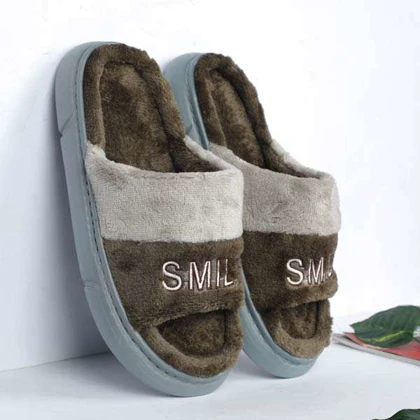 اسلیپر حوله ای مردانه مدل SMILE