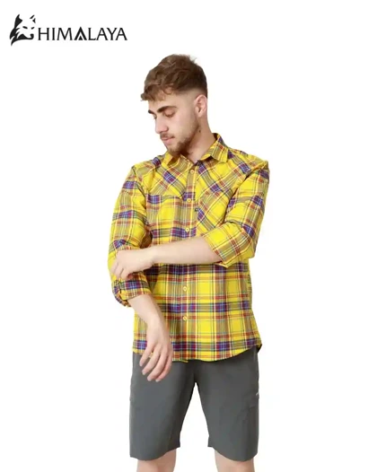 پیراهن آستین بلند مردانه CM122 هیمالیا