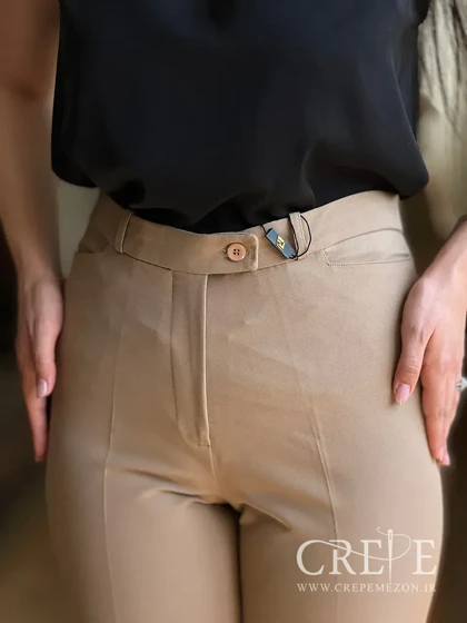 شلوار کرپ مازراتی راسته قد 100