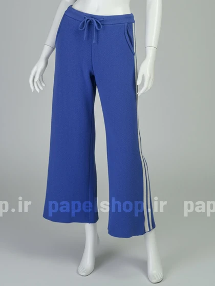شلوار واید بافت بغل دوخط