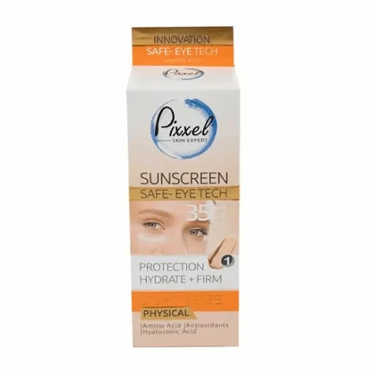 ضد آفتاب دور چشم و صورت فیزیکال بژ روشن شماره 1 SPF35 پیکسل 50 میل