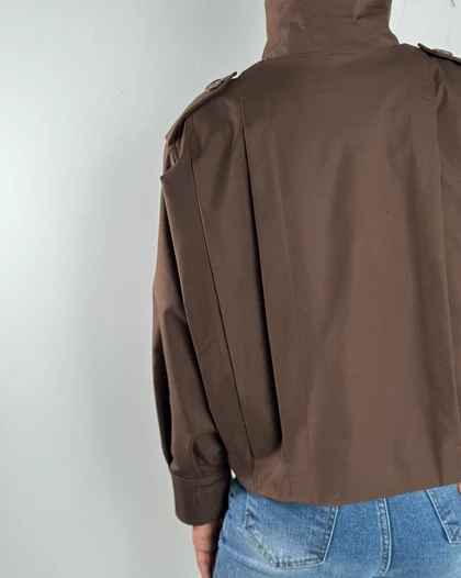 ترنچ کت پلیسه کد 600041