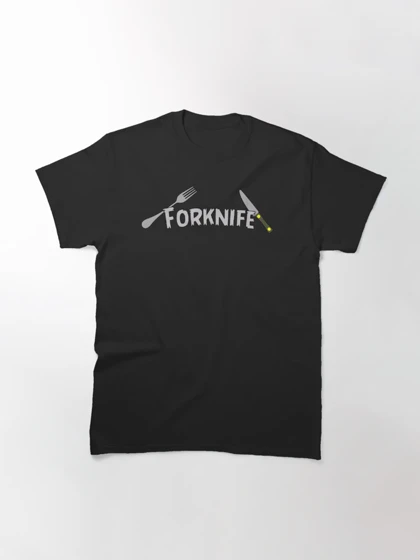 تیشرت با طرح Forknife کد 13511