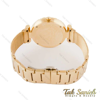 ساعت ورساچه زنانه پالازو طلایی صفحه سبز Versace-4384-L