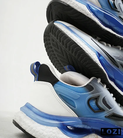 کفش کتانی مردانه آبی مشکی سفید نایک NIKE Air Griffey Max V2