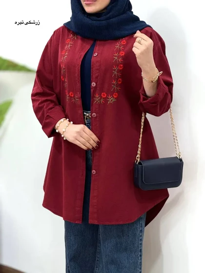 مانتو گلدوزی آیسو پرتو