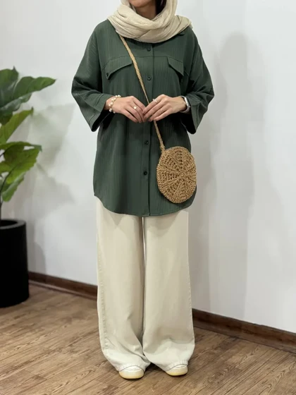 مانتو دکمه دار برکه 9