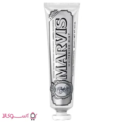 خمیر دندان سفید کننده مارویس مدل whitening mint