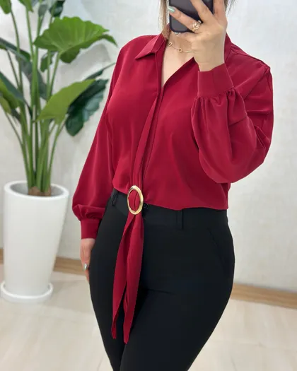 B961- شومیز حلقه‌ای