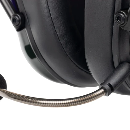 هدفون و هدست گیمینگ سیمی هیسکا Hiska مدل GHR-07 با نور RGB