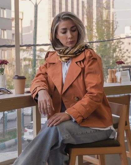 کراپ کت جنس بارانی