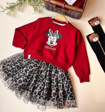 کراپ دامن میکی پلنگی