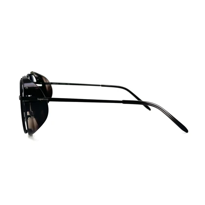 عینک آفتابی سوپر استپ مدل ST0964 C04 مشکی - دودی