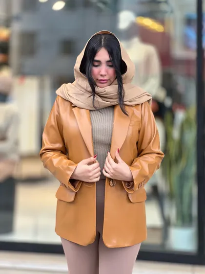 کت چرم آستردار کد 699