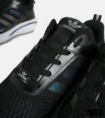 کفش کتانی مردانه و زنانه مشکی سفید ADIDAS BONCE
