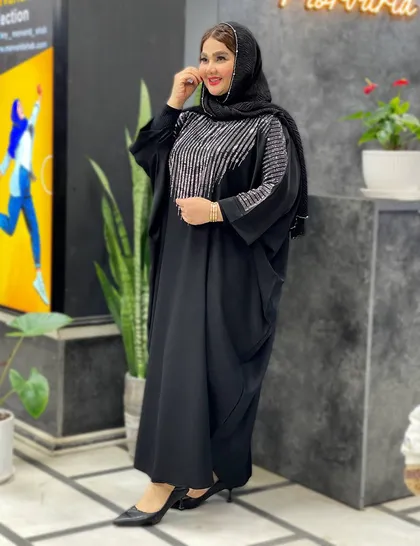 پیراهن عبایی ضحا کد : S285