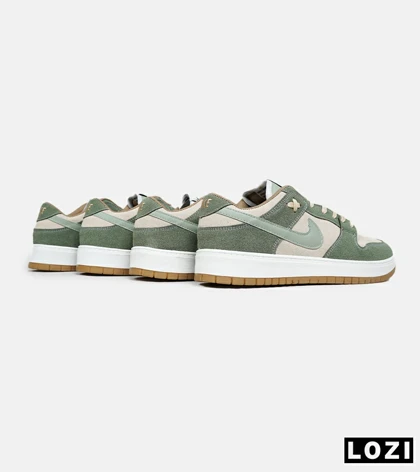 کفش کتانی بزرگ پا سبز کرم نایک NIKE SB
