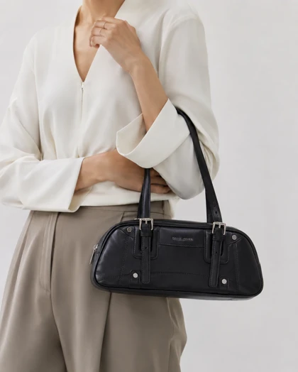کیف دستی زنانه چرم مصنوعی دیوید جونز DAVIDJONES