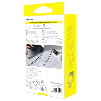 کابل دوسر تایپ سی 100 وات یک متری بیسوس CB000160 P10381400111-00