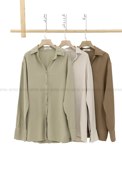 شومیز جلو دکمه cuttonکد1005092