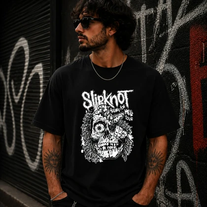 تیشرت طرح اسلیپنات slipknot کد 08