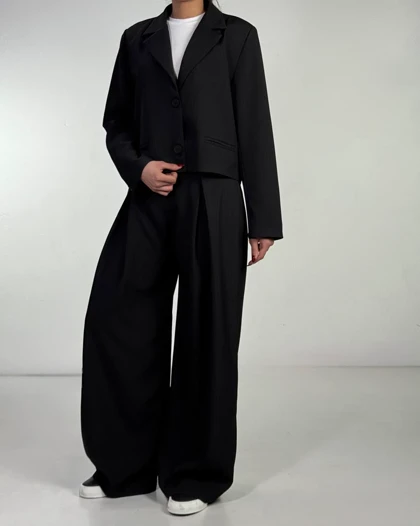 کراپ کت و شلوار دیپلمات  کد 800025