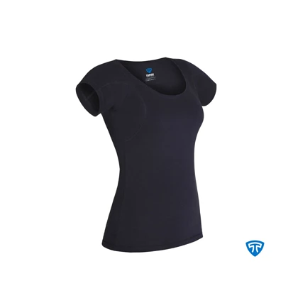 تیشرت ضد تعریق زنانه مشکی