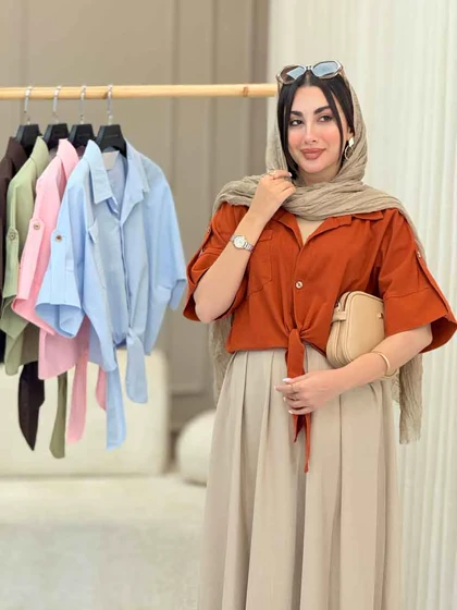 شومیز گره‌ای نورسا