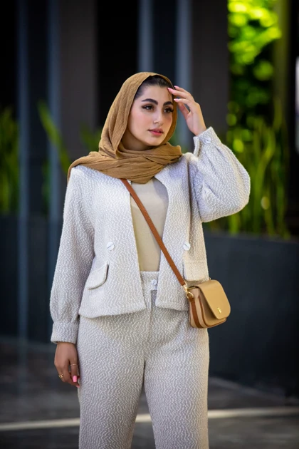 مانتو شلوار برفی الین