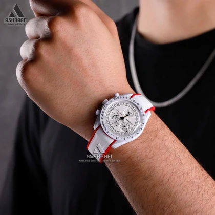 ساعت امگا سواچ بند پیو Omega x Swatch Snoopy