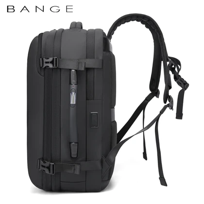 کوله پشتی مسافرتی لپ تاپ ضد آب بنج مدل Bange BG-1909-8 مناسب برای لپ تاپ 17 اینچی به همراه پمپ وکیوم