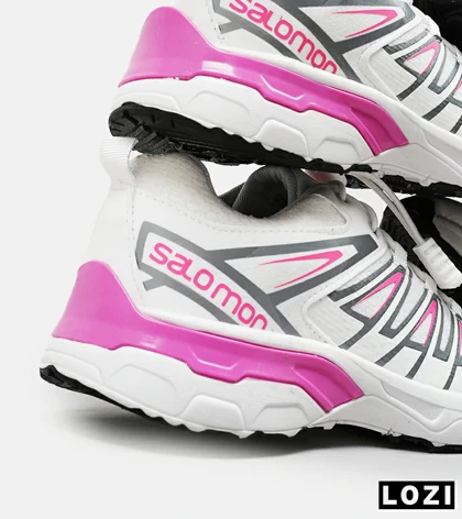 کفش کتانی سفید صورتی زنانه سالومون Salomon X ULTRA